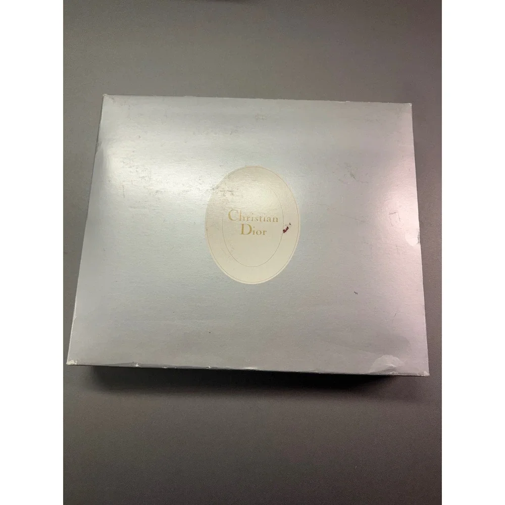 Christian Dior Winter Sheet 100% Cotton Cream Beige CD Logo 140x240cm NIB‎